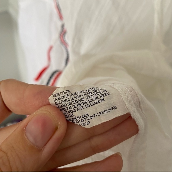 Club Monaco 100% Cotton Beach Tunic Swim Coverup - Picture 4 of 7